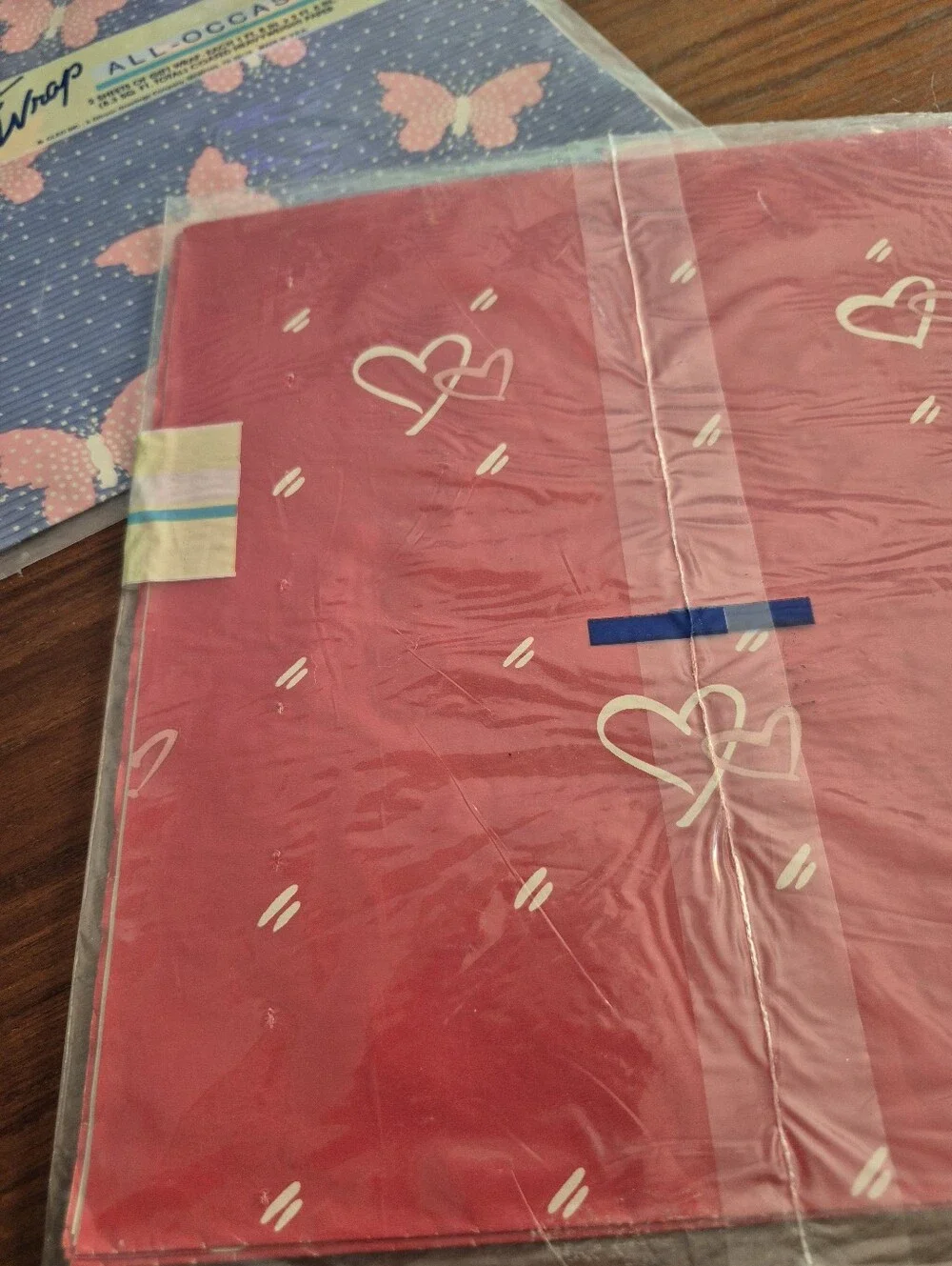 Assorted vintage 1990s gift wrap